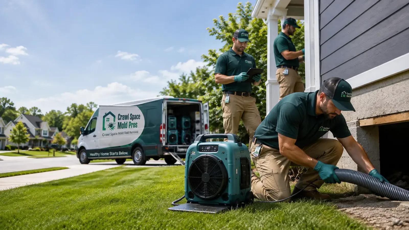 Crawl Space Mold Removal in Villanova, PA